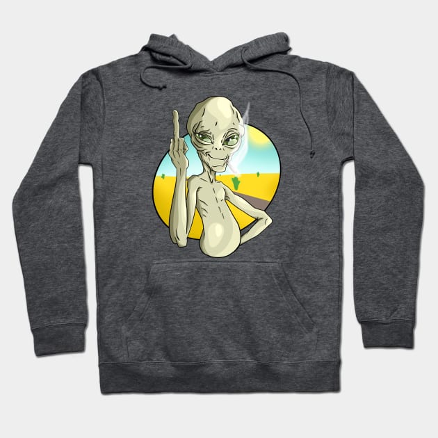 Paul the alien Hoodie by Tlou_arts